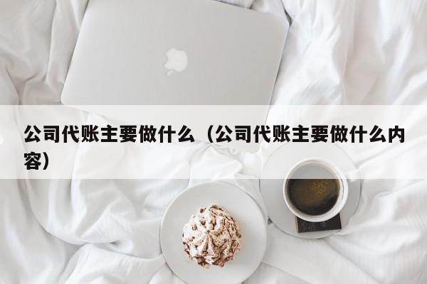 公司代账主要做什么（公司代账主要做什么内容）