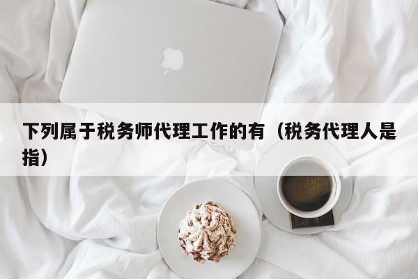 下列属于税务师代理工作的有（税务代理人是指）