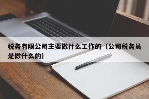 税务有限公司主要做什么工作的（公司税务员是做什么的）