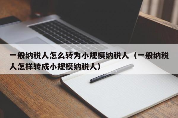 一般纳税人怎么转为小规模纳税人（一般纳税人怎样转成小规模纳税人）