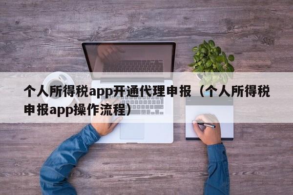 个人所得税app开通代理申报（个人所得税申报app操作流程）