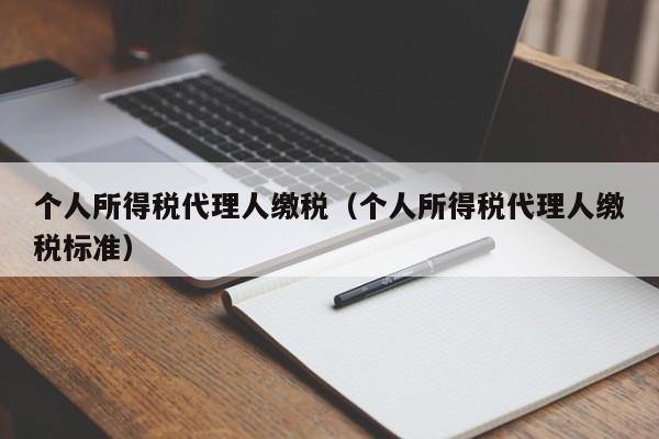 个人所得税代理人缴税（个人所得税代理人缴税标准）