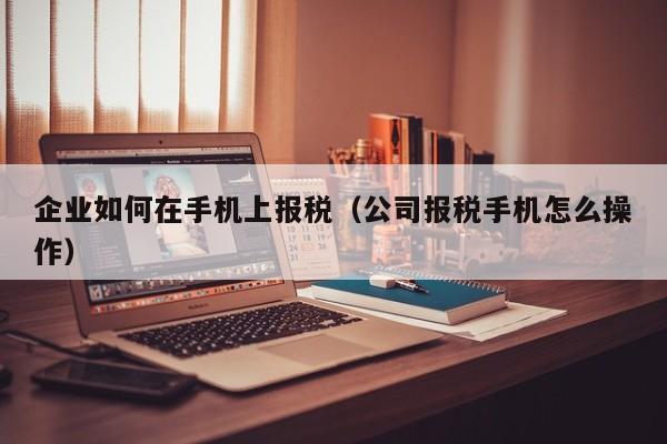 企业如何在手机上报税（公司报税手机怎么操作）