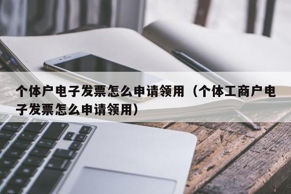 个体户电子发票怎么申请领用（个体工商户电子发票怎么申请领用）