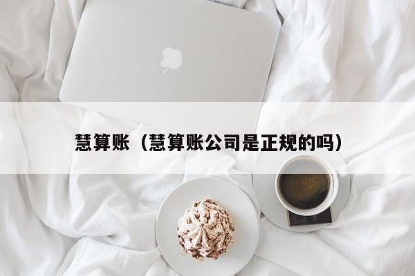 慧算账（慧算账公司是正规的吗）