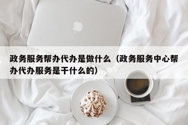 政务服务帮办代办是做什么（政务服务中心帮办代办服务是干什么的）