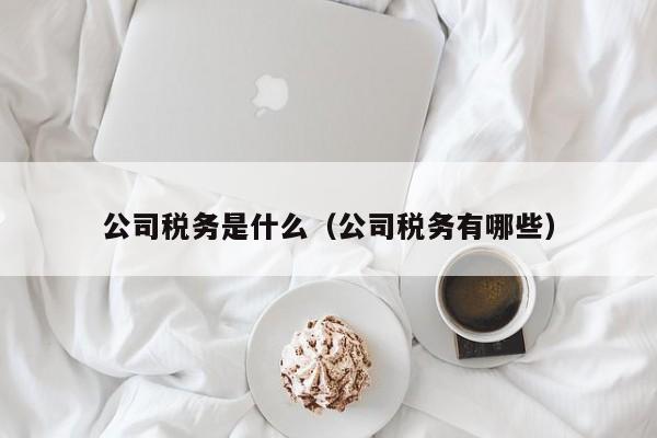 公司税务是什么（公司税务有哪些）