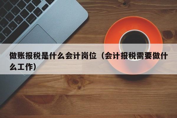 做账报税是什么会计岗位（会计报税需要做什么工作）