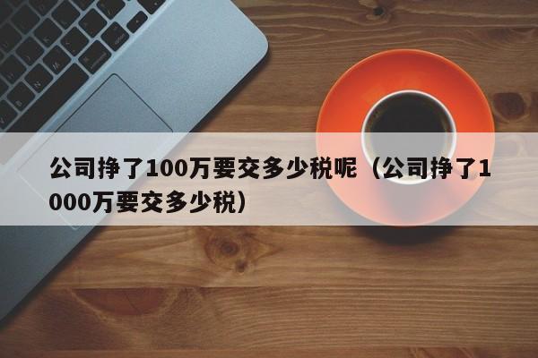 公司挣了100万要交多少税呢（公司挣了1000万要交多少税）