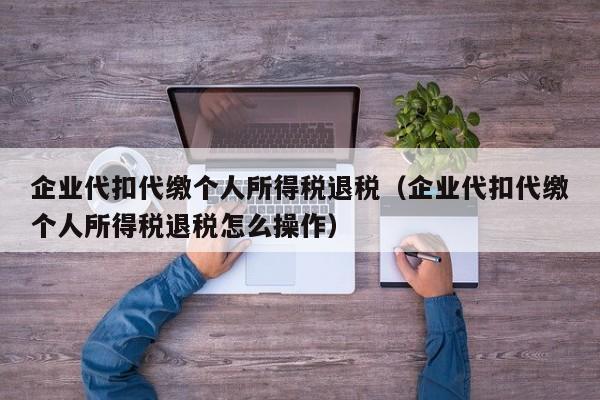 企业代扣代缴个人所得税退税（企业代扣代缴个人所得税退税怎么操作）