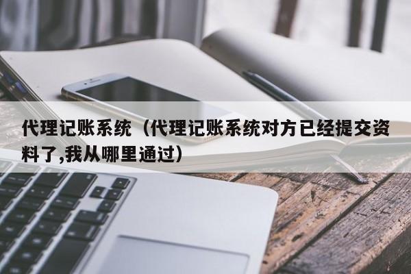 代理记账系统（代理记账系统对方已经提交资料了,我从哪里通过）