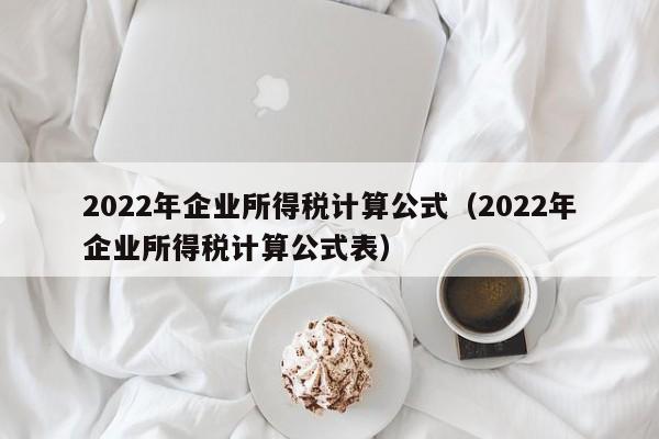 2022年企业所得税计算公式（2022年企业所得税计算公式表）