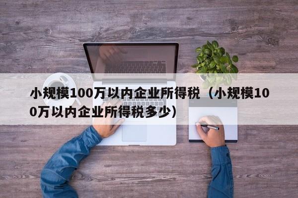 小规模100万以内企业所得税（小规模100万以内企业所得税多少）