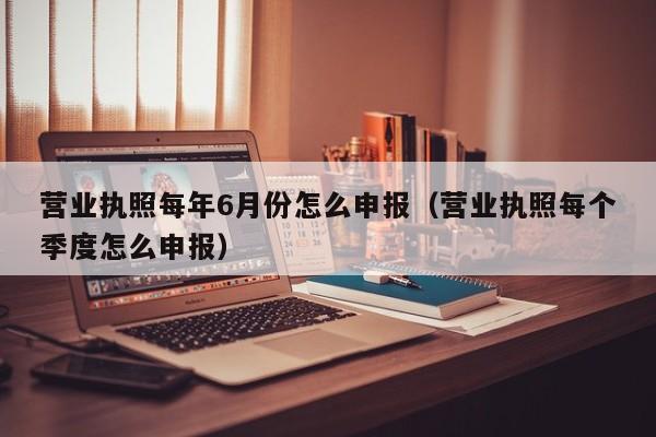 营业执照每年6月份怎么申报（营业执照每个季度怎么申报）