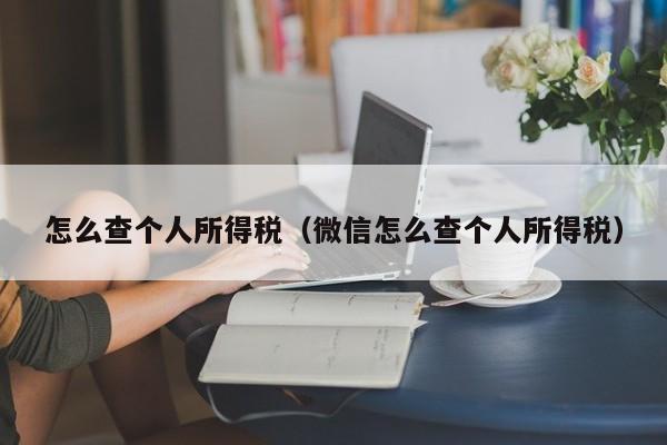 怎么查个人所得税（微信怎么查个人所得税）