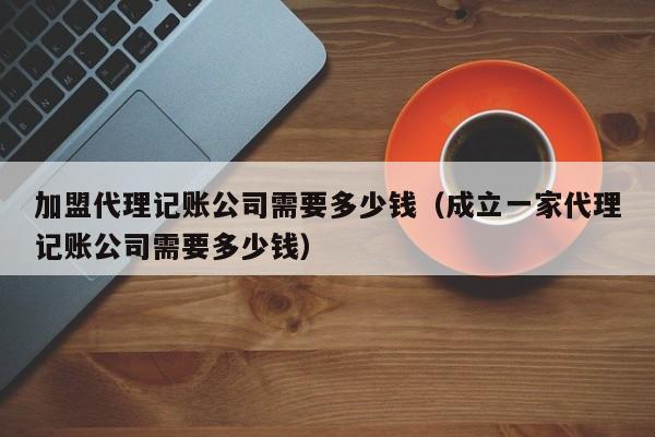 加盟代理记账公司需要多少钱（成立一家代理记账公司需要多少钱）