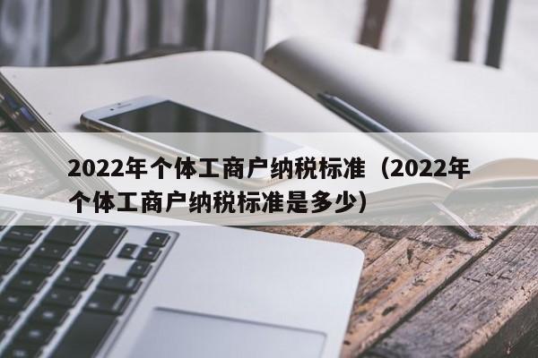 2022年个体工商户纳税标准（2022年个体工商户纳税标准是多少）