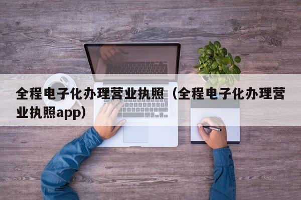 全程电子化办理营业执照（全程电子化办理营业执照app）