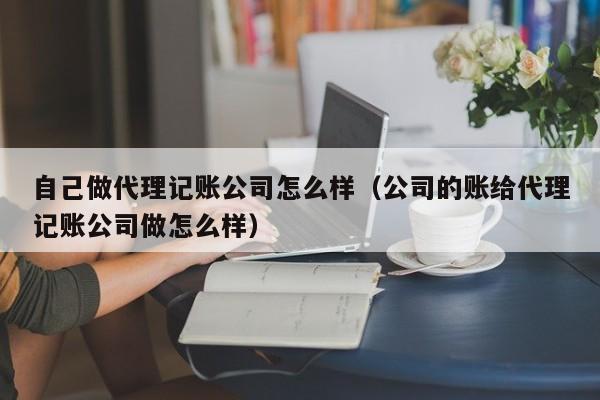 自己做代理记账公司怎么样（公司的账给代理记账公司做怎么样）