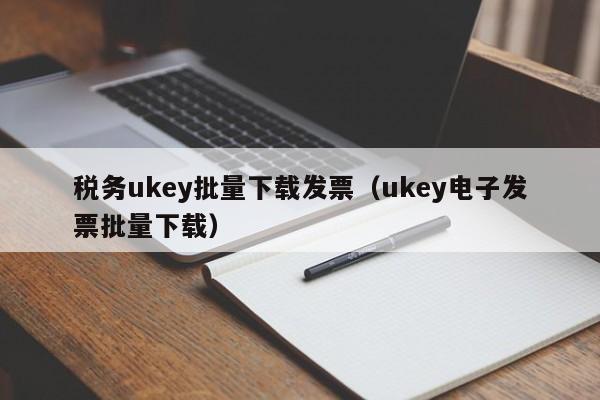 税务ukey批量下载发票（ukey电子发票批量下载）