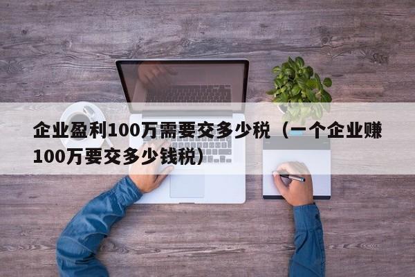 企业盈利100万需要交多少税（一个企业赚100万要交多少钱税）