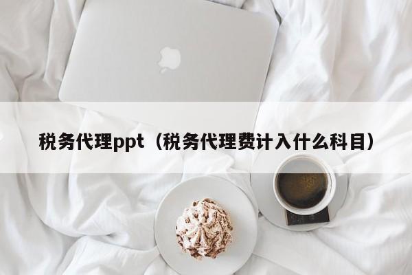 税务代理ppt（税务代理费计入什么科目）