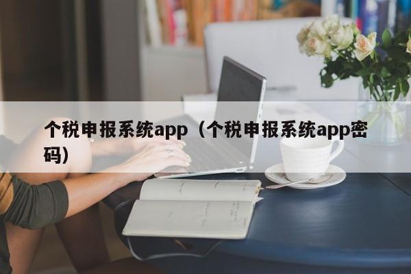 个税申报系统app（个税申报系统app密码）