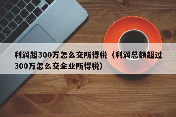 利润超300万怎么交所得税（利润总额超过300万怎么交企业所得税）