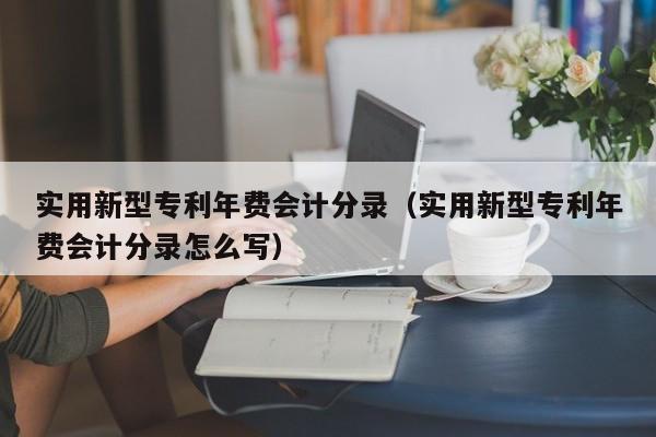 实用新型专利年费会计分录（实用新型专利年费会计分录怎么写）