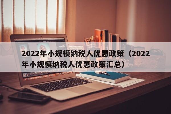 2022年小规模纳税人优惠政策（2022年小规模纳税人优惠政策汇总）