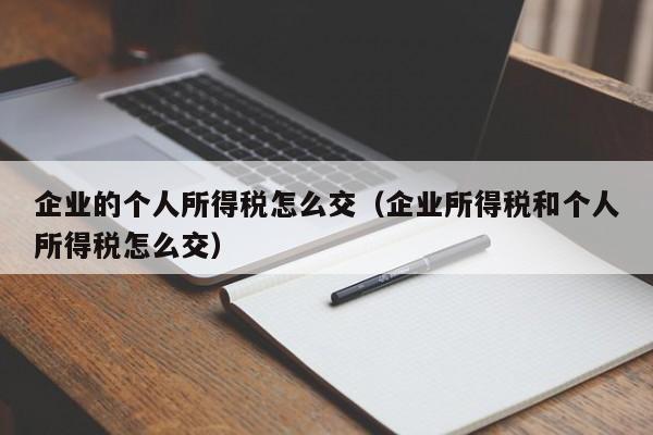 企业的个人所得税怎么交（企业所得税和个人所得税怎么交）