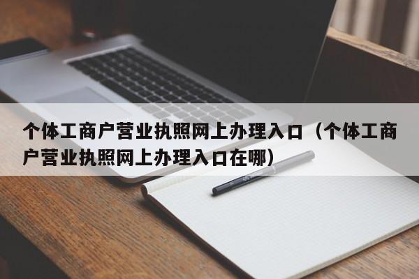 个体工商户营业执照网上办理入口（个体工商户营业执照网上办理入口在哪）