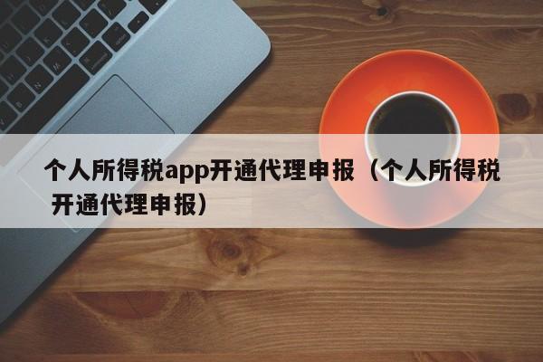 个人所得税app开通代理申报（个人所得税 开通代理申报）