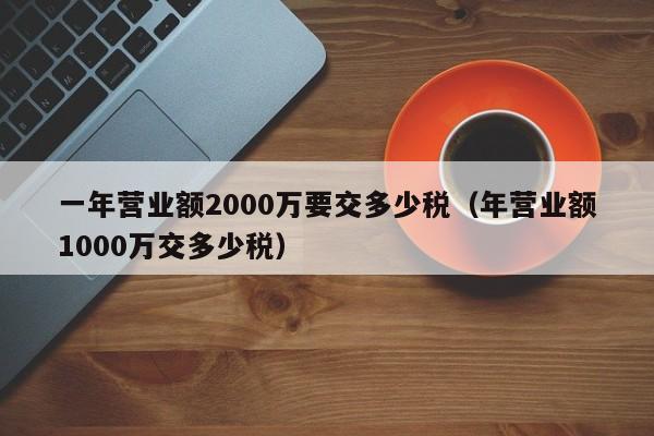 一年营业额2000万要交多少税（年营业额1000万交多少税）