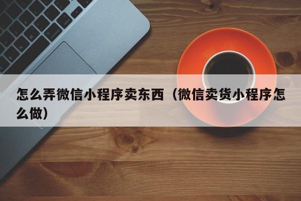 怎么弄微信小程序卖东西（微信卖货小程序怎么做）