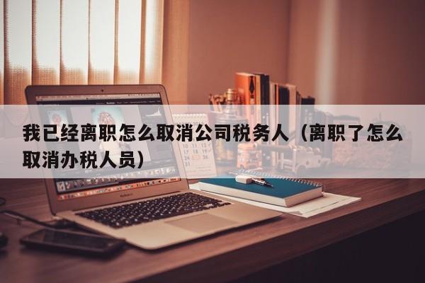 我已经离职怎么取消公司税务人（离职了怎么取消办税人员）