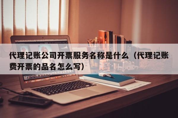 代理记账公司开票服务名称是什么（代理记账费开票的品名怎么写）