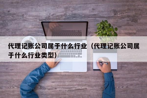 代理记账公司属于什么行业（代理记账公司属于什么行业类型）