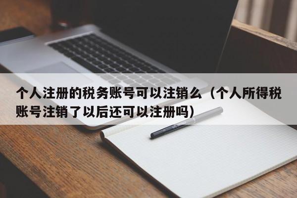 个人注册的税务账号可以注销么（个人所得税账号注销了以后还可以注册吗）