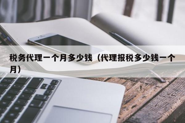 税务代理一个月多少钱（代理报税多少钱一个月）