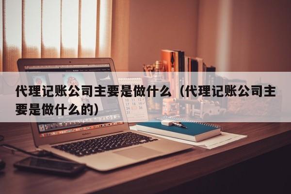 代理记账公司主要是做什么（代理记账公司主要是做什么的）