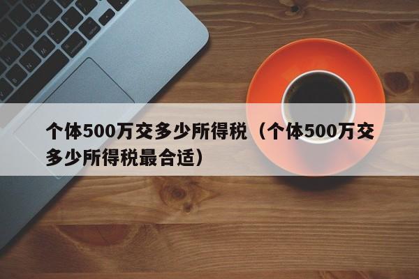 个体500万交多少所得税（个体500万交多少所得税最合适）