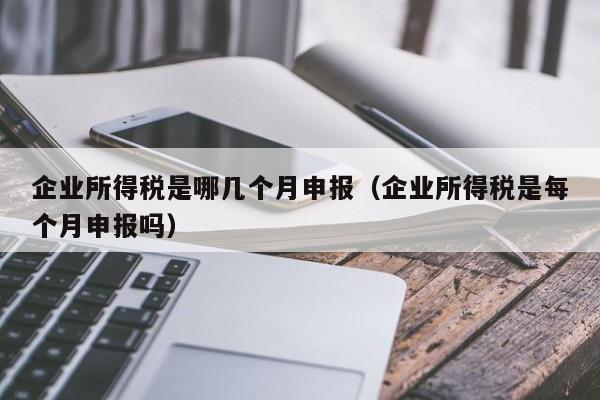 企业所得税是哪几个月申报（企业所得税是每个月申报吗）