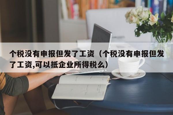 个税没有申报但发了工资（个税没有申报但发了工资,可以抵企业所得税么）