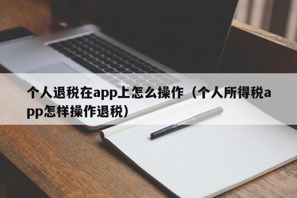 个人退税在app上怎么操作（个人所得税app怎样操作退税）