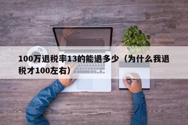 100万退税率13的能退多少（为什么我退税才100左右）