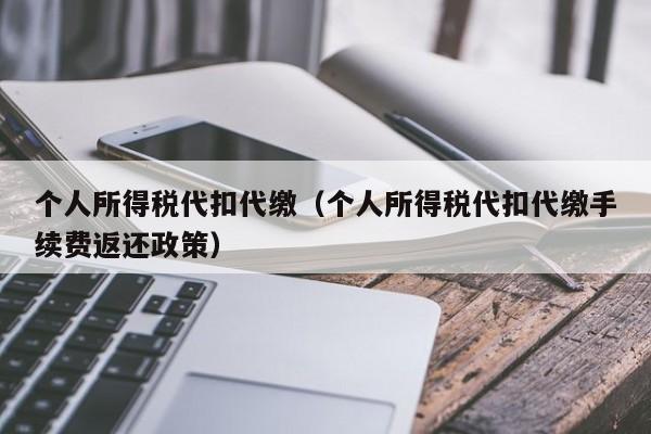 个人所得税代扣代缴（个人所得税代扣代缴手续费返还政策）