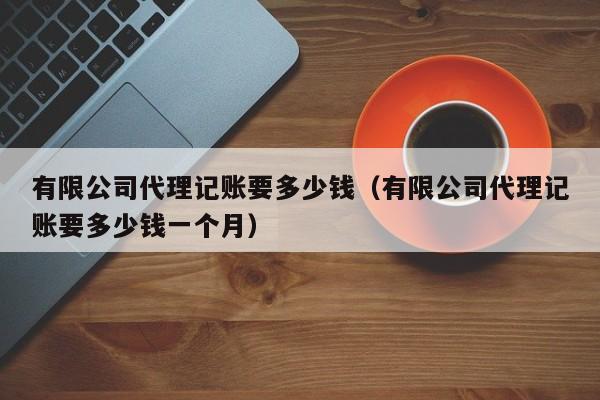 有限公司代理记账要多少钱（有限公司代理记账要多少钱一个月）