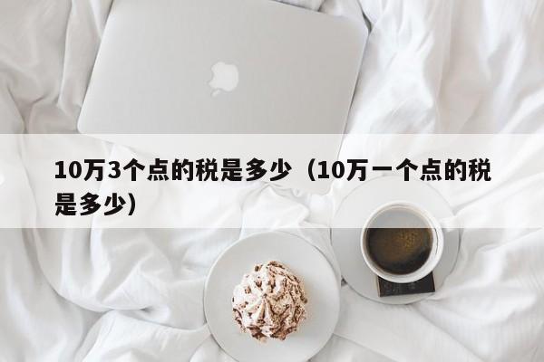 10万3个点的税是多少（10万一个点的税是多少）