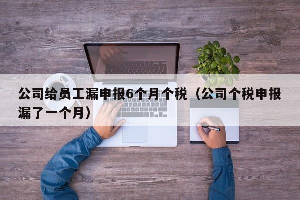 公司给员工漏申报6个月个税（公司个税申报漏了一个月）